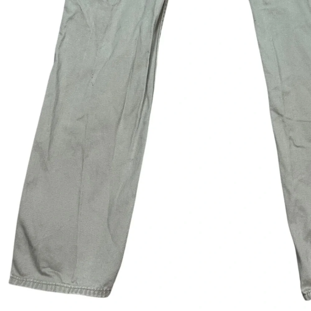 Levis 511 Pants Mens 30x32 Khaki Tan Flat Front 5 Pocket Slim Fit Twill Chino